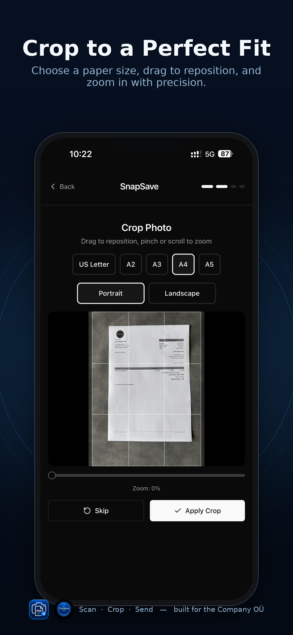 SnapPDF teine vaade